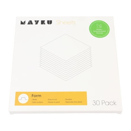 Mayku formázó (cast) lemezcsomag (30 db, 0,5 mm vastag, áttetsző, foodsafe PETG)